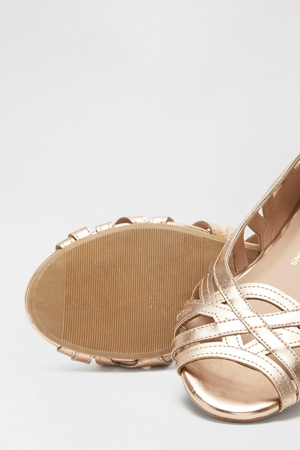 Dorothy perkins rose gold sales shoes